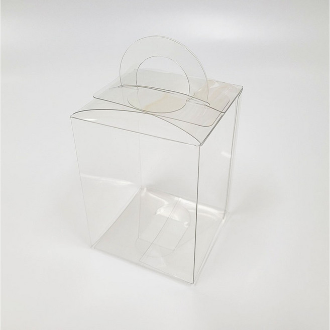 투명 손잡이 케이스 캔들케이스 답례품 상자, 25장, 1세트