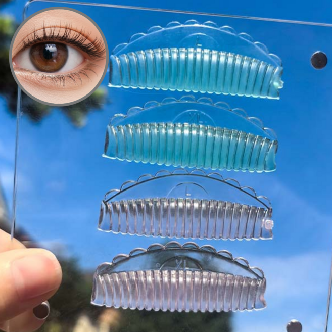 뉴로그 노글루 속눈썹 펌 실리콘 롯드 4종 셀프, 핑크