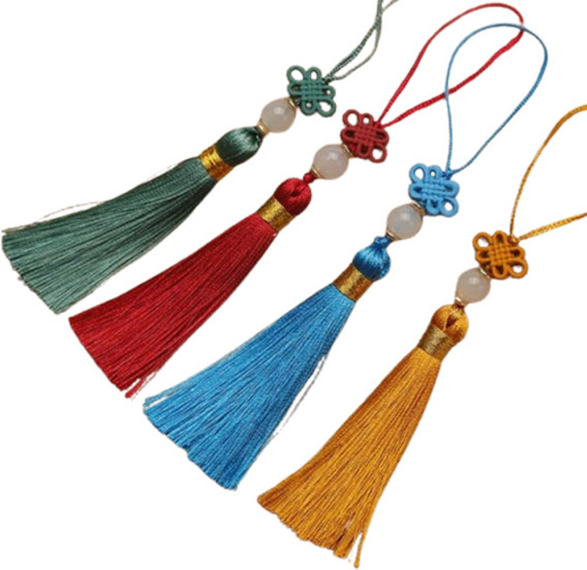 미니 전통수술 노리개장식, 회색(g)