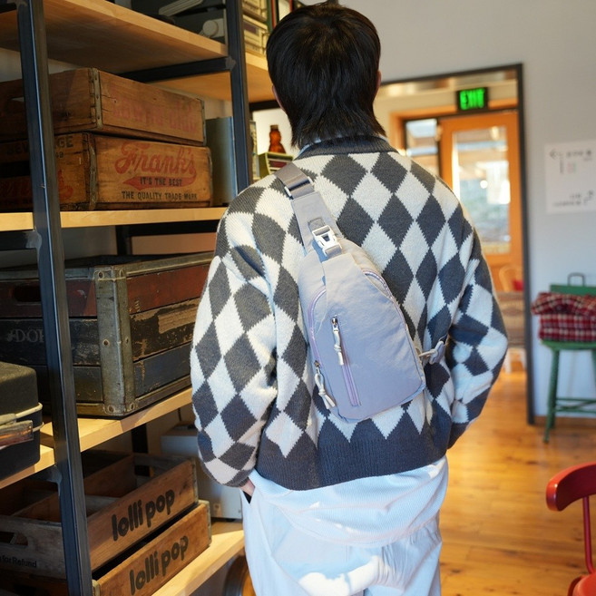 감성작가 여행가방 크로스백 유럽여행 도난방지 여행용 남녀공용 RFID 안티스키밍