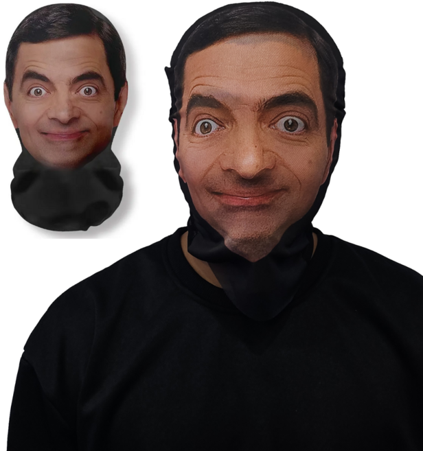 연예인 복면 마스크 인물 캐릭터 가면 파티, 1개, 미스터빈