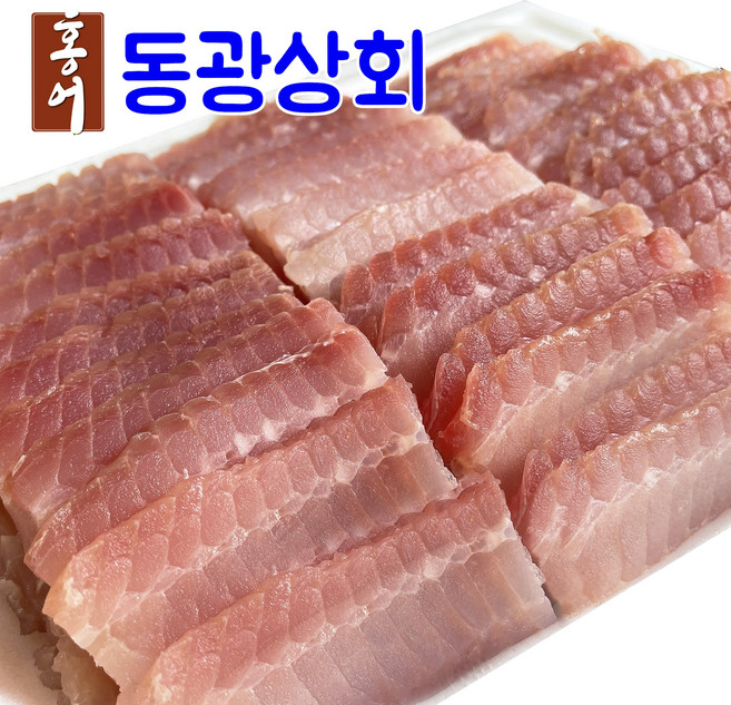 [동광상회] 국내산 숙성 홍어 군산 홍어무침 홍어회 홍어코 서비스 2대째 내려오는 41년 전통 양동시장 홍어맛집, 1세트, 국내산 삭힌 홍어1kg+홍어코