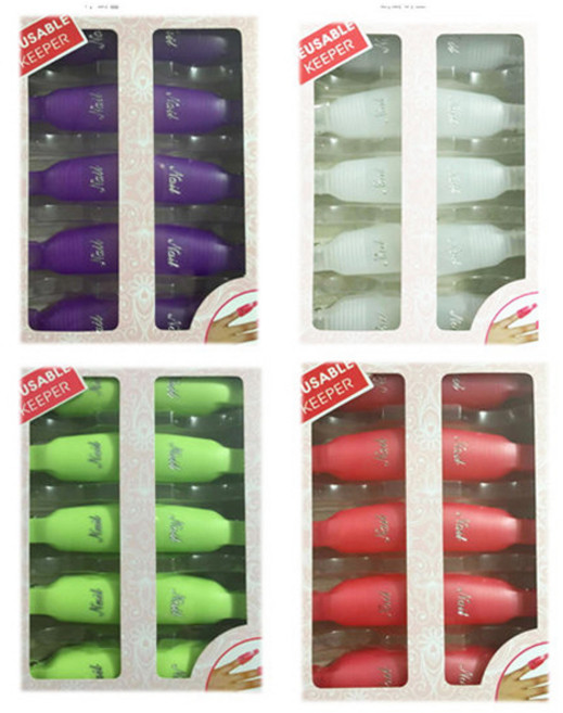 쏙오프클립 10피스 / 쏙캡, 1세트, 퍼플