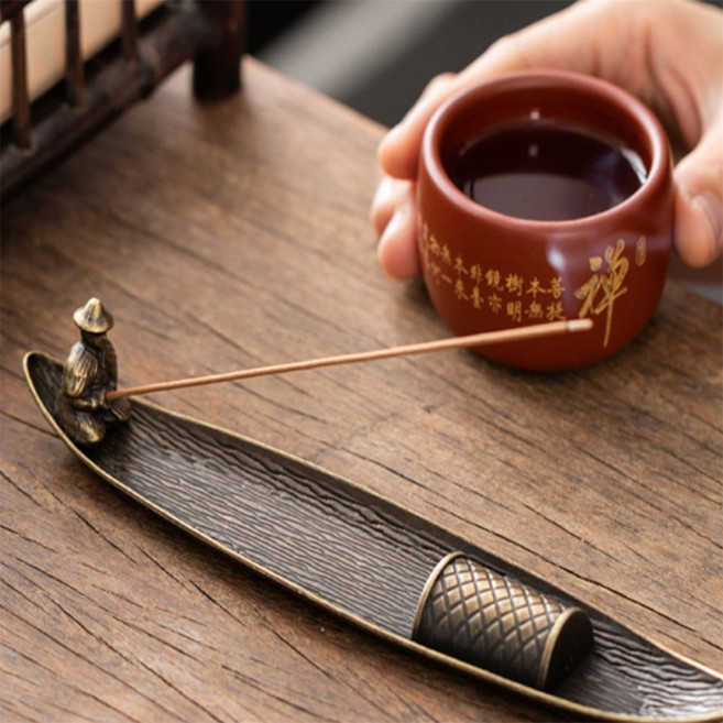 해솔 향초홀더 인센스향로, 나뭇잎