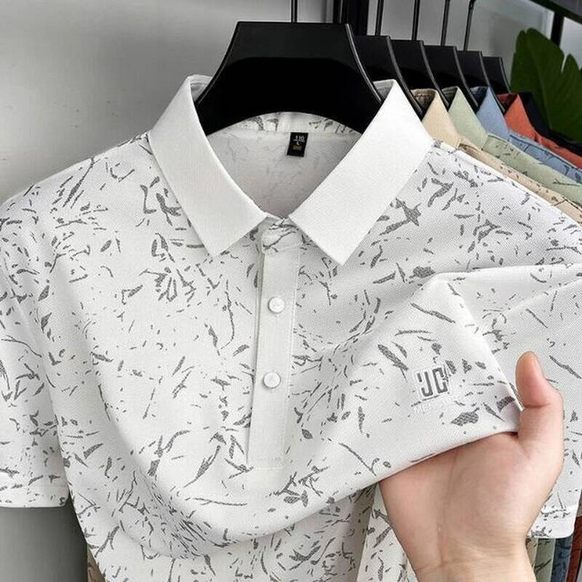 MENCLERPolo衫男款夏季輕薄透氣涼感吸濕排汗彈性速乾上衣