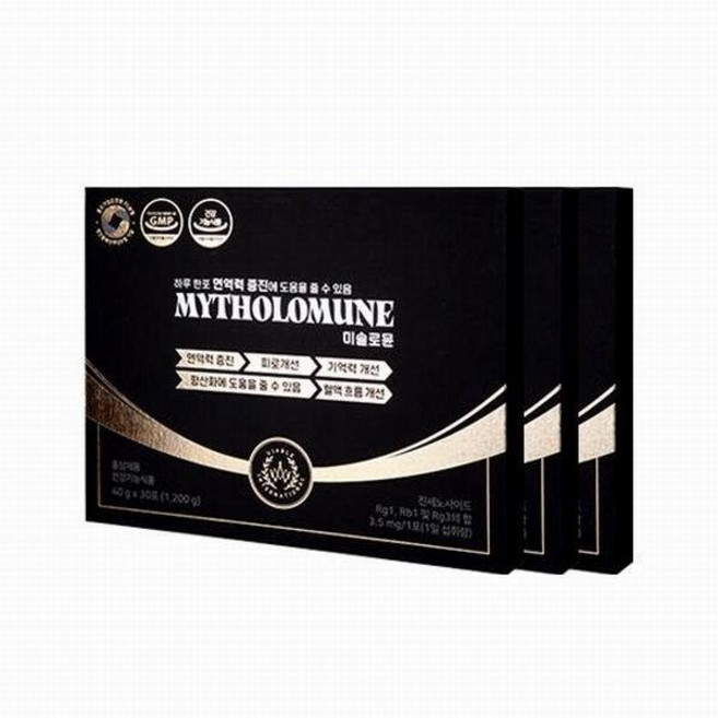 OP 비아블 셀비아 미솔로뮨 3box 40gX90포 6년근홍삼, 40g