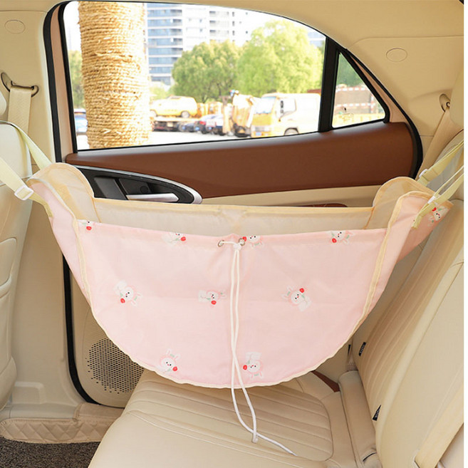 [제이스샷] 차량용 뒷좌석 정리 수납가방, 1개, 토끼