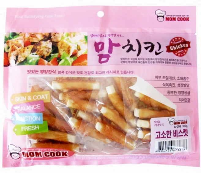 맘쿡맘 맘치킨 고소한 비스켓300g 6개 와와펫전용-체험간식 포함, 300g, 고소한비스켓 - 쿠팡