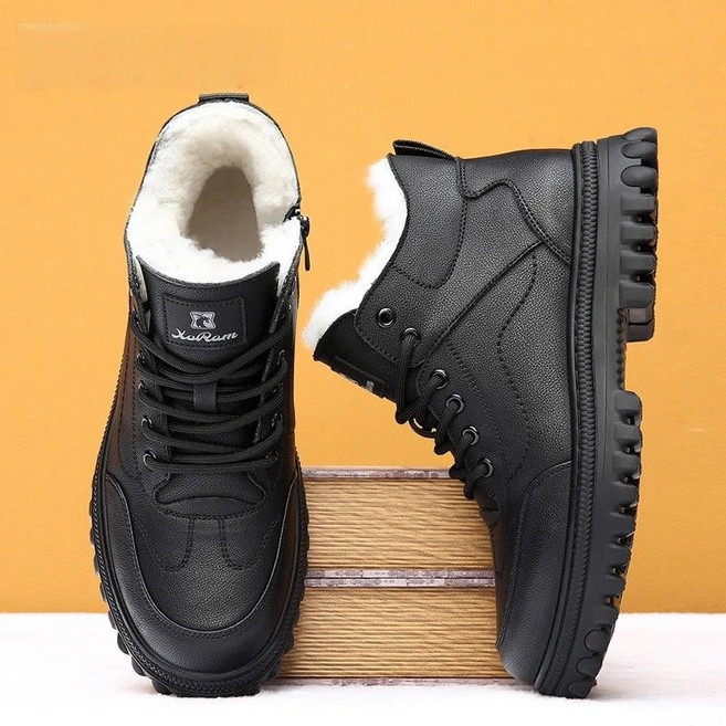 남성 겨울 털안감 방한 운동화 미끄럼방지 방수 보온 캐주얼화 따뜻한 기모 남성신발