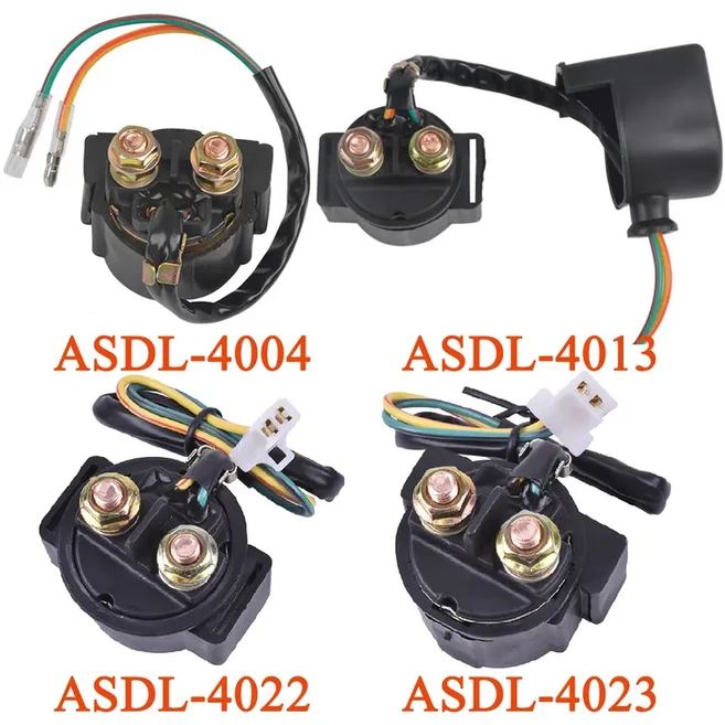효성 RT125 RT125D 650 점화 솔레노이드 오토바이 GT 250 스타터 용 125 스위치 GV 릴레이 700 RT, ASDL 4013, 1개