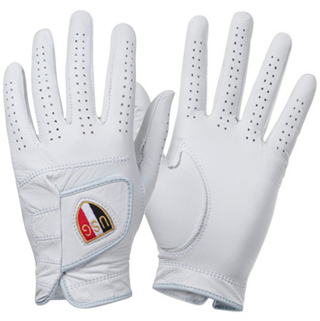 USG SENSER 투어프로용 양피 여성용 양손 골프장갑, 1개