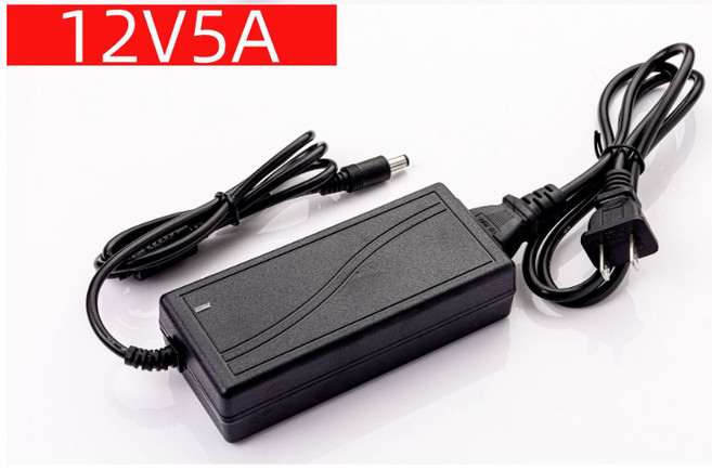 電源變壓器 美規 12V/5A 監控用 LED燈用, 1個, 美規　12V／5A, N/A