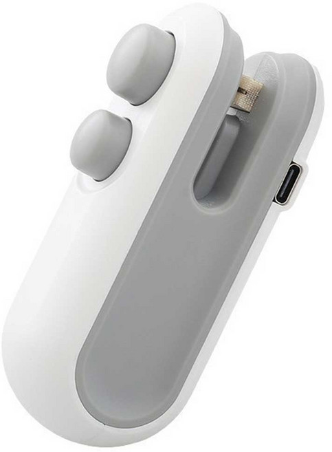 FDUCE 미니 밀봉 실링기, 1개, 화이트