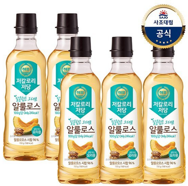 사조대림 해표 알룰로스 요리용, 5개, 700g