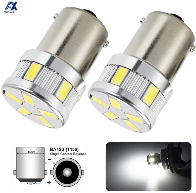 캐러밴 5W 주차 조명 리버스 라이트 BA15S 인테리어 R5W 캠핑 LED 자동차 램프 1156 사이드 트레일러 러닝 전구, 1개