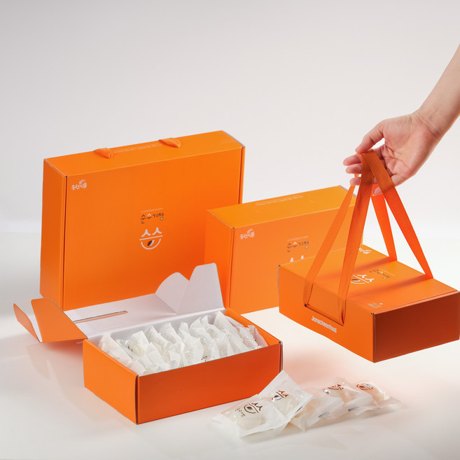 종천막걸리로 만든 기정떡 순수기정 팥앙금 잔기지떡 개별포장떡 답례떡, 20개, 30g