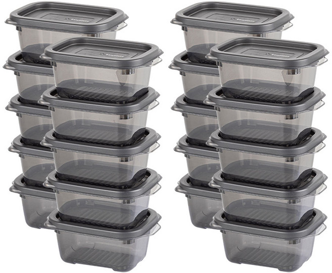 이지앤프리 블랙킵 에디션 밥보관 용기 290ml, 20개, 1세트