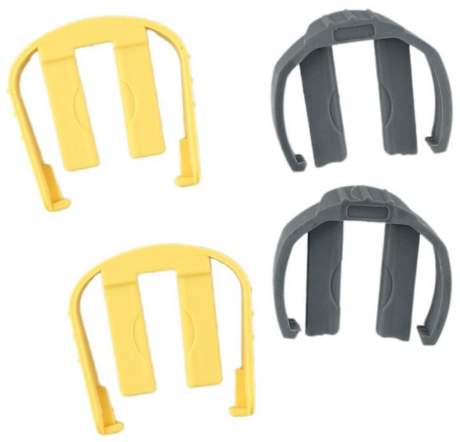 Karcher K2 압력 세척기용 4개 호스 잠금 클립 노란색 + 회색 퀵 커넥터 교체 부품 5.037 333., 01   Mainland