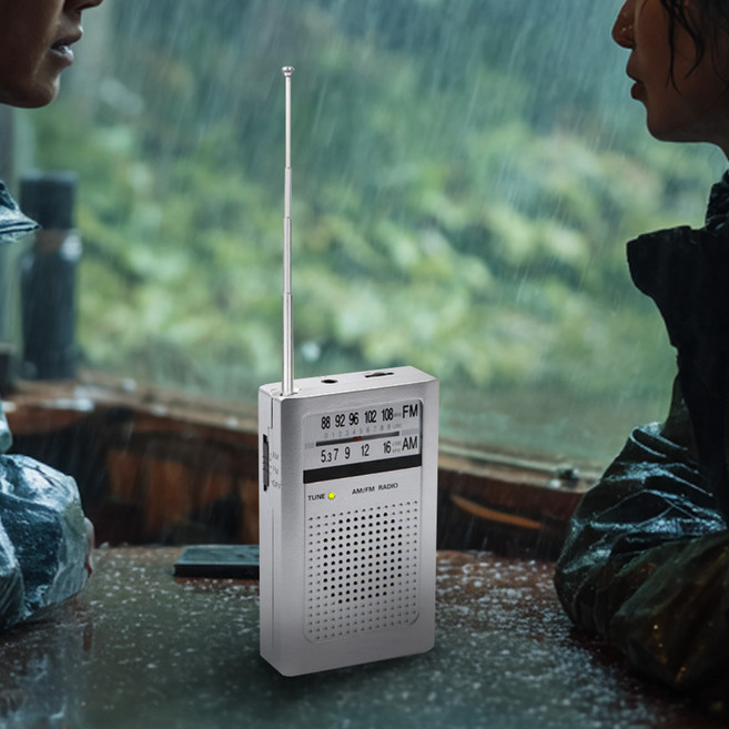 코비PR30 미니 휴대용 AM FM라디오 야구장 축구장 재난대비 건전지사용, 상세페이지 참조, 상세페이지 참조