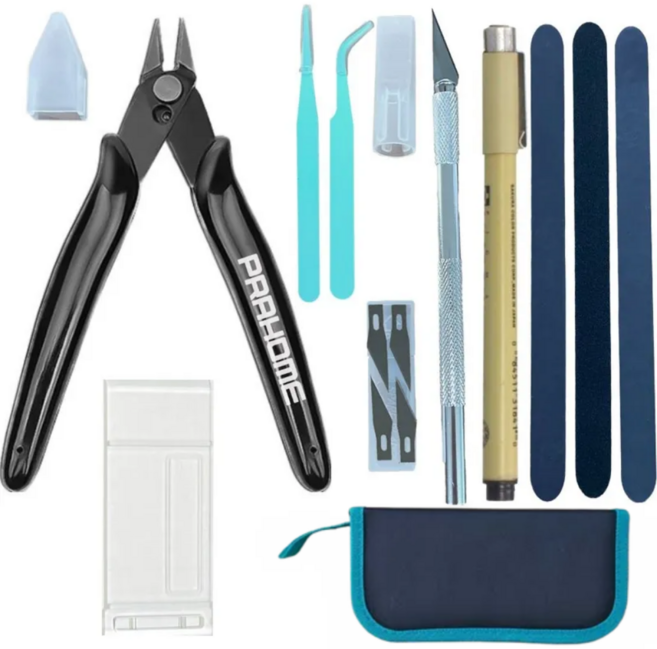 프라홈 프라모델 입문자 공구 세트, 고급7종, 1개