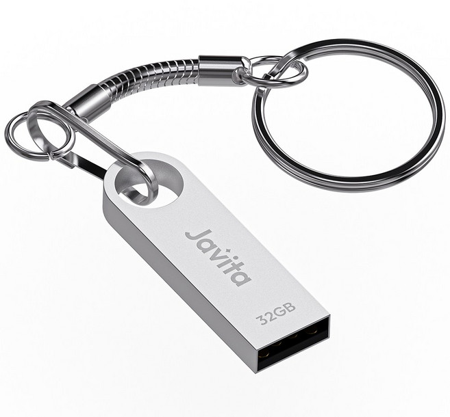 자비타 USB 메모리 카드 실버, 1개, 32GB