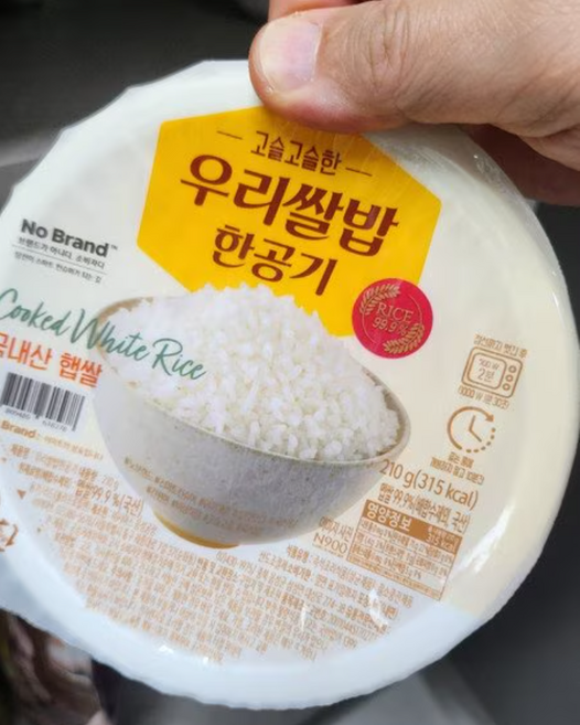 우리쌀밥 한공기 | NoBrand 24, 210g, 24개