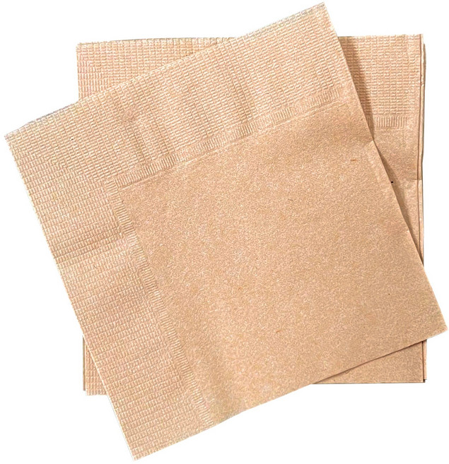 [진양제지] 칵테일 무지 냅킨(브라운/화이트), 브라운 8000매, 1개