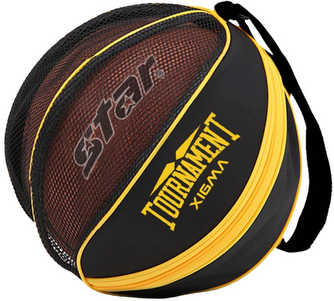 XIGMA 농구공가방 축구공 가방 겸용 볼가방 농구볼백, 블랙, 1개