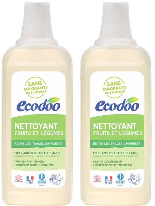 에코두 과일/야채 세정제 (에코서트 인증 1종), 750ml, 2개