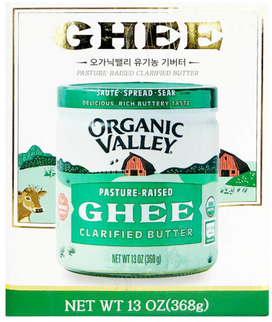 (매장정품)ORGANIC VALLEY 기버터, 1개, 368g