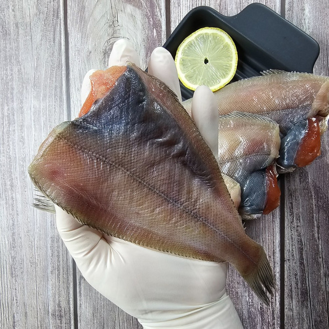 국산 반건조 알배기 가자미 손질 참가자미, 1박스, 700g(3~6미)