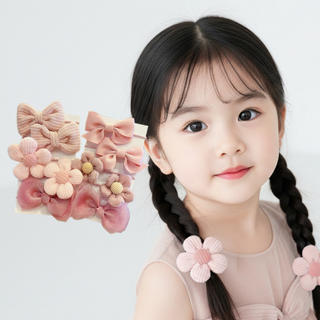 몽실이 리본고무줄 10p 세트 7color