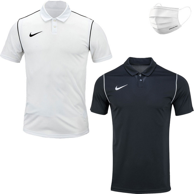 나이키 카라티 반팔티 폴로티 기능성 골프웨어 반팔 티셔츠 남여공용 파크20 + ALS 마스크