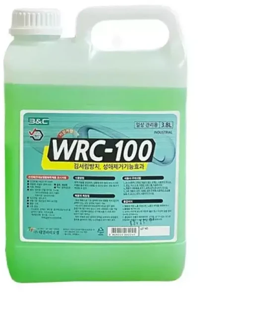 발수 코팅 세정제 WRC100 3.8L 얼지 않는 동절기 유리창 바닥 외부 관리, 1개