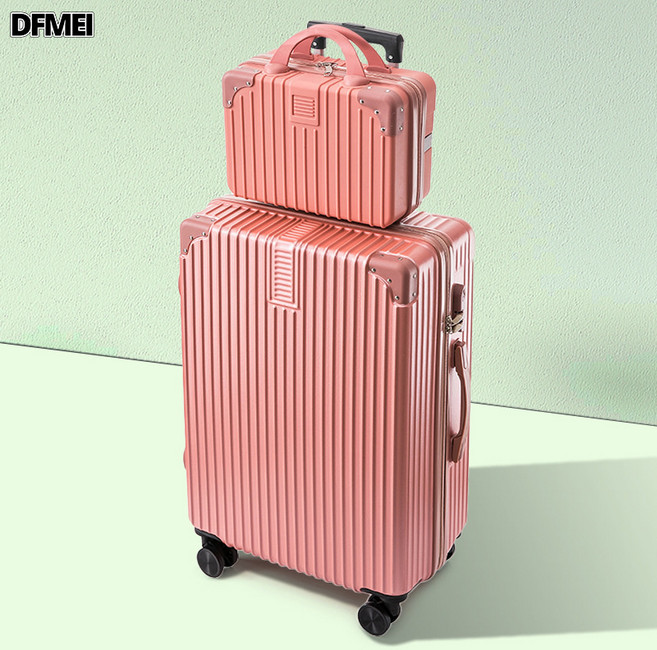 DFMEI 時尚款高顏值行李箱女男輕便耐用20寸旅行箱子男女