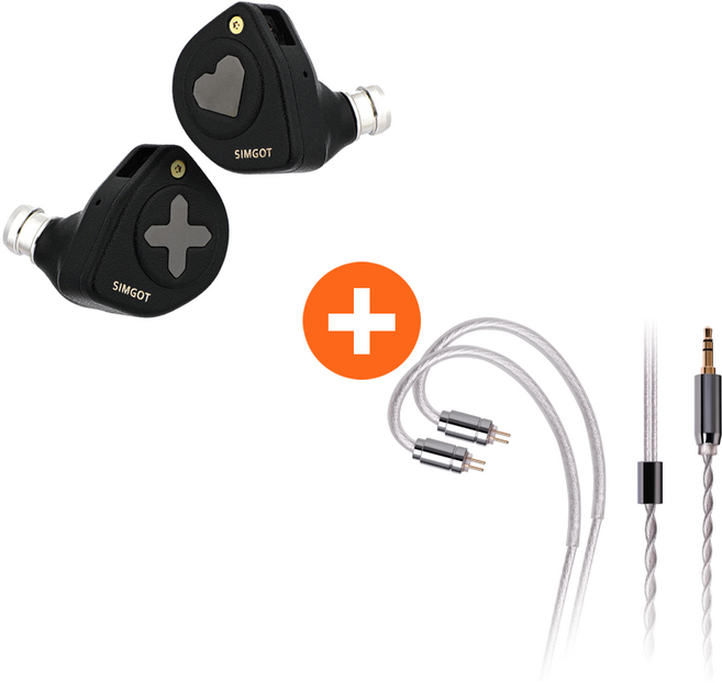 Simgot EW300 DSP + LC5 심갓 이어폰 케이블 패키지
