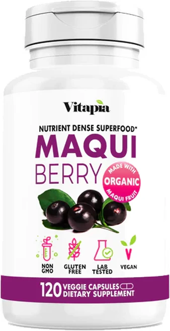 비타피아 마퀴베리 마키베리 120정 180정 슈퍼항산화 콜레스테롤 조절 눈 장 피부건강, 1개 - 쿠팡