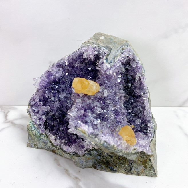 巴西紫晶簇 共生礦 紫水晶 晶簇 水晶簇 原礦 水晶, Z2:寬12高10公分重量:1000克