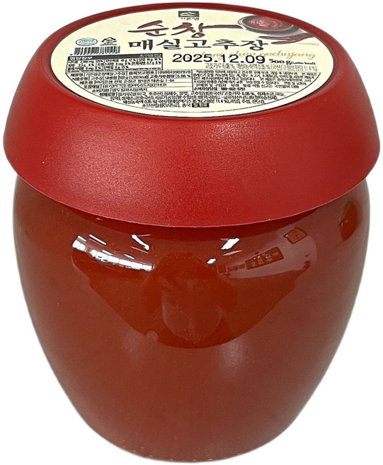 기픈샘 순창 매실고추장 500g 맛있게매운 가정용 찰맛, 1개