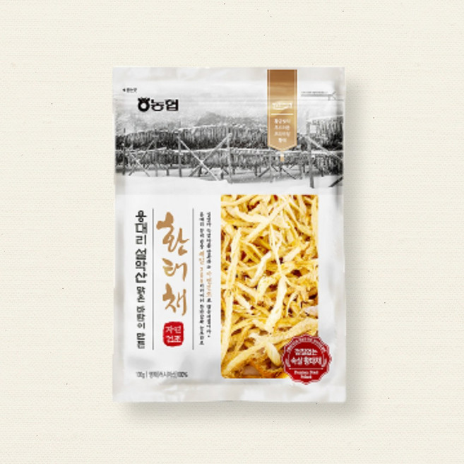 농협 용대리 설악산 황태채 100g 부드러운 자연건조 황태, 1개