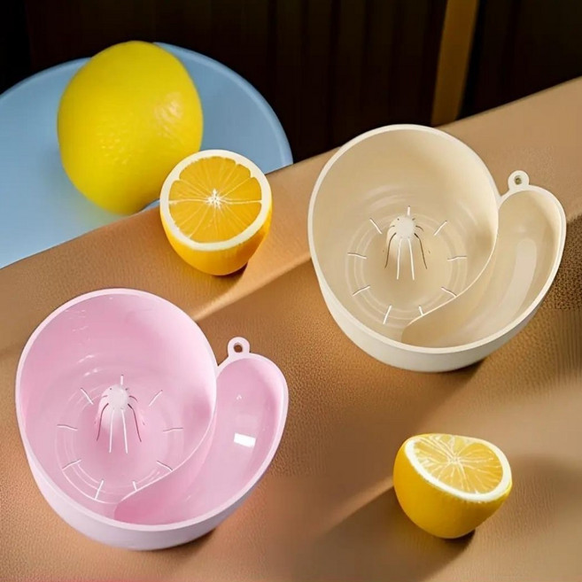 하하팝 달팽이 자동회전 과일 곡식 세척기, 아이보리