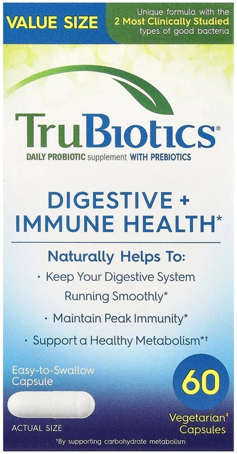 TruBiotics 트루바이오틱스 유산균 60 베지캡 영양제 건강보조식품, 1개, 60정 - 쿠팡