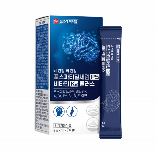 뇌건강 뼈건강 포스파티딜세린PS 300mg Non-GMO, 1박스, 15회분 - 쿠팡