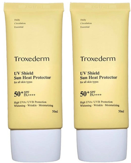 트록세덤 유브이 쉴드 선 히트 프로텍터 SPF 50+ PA++++, 50ml, 2개