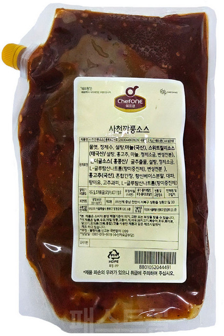 쉐프원 사천깐풍소스 2kg, 1개