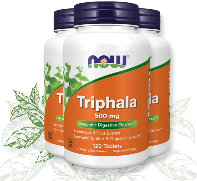나우푸드 트리팔라 500mg 타블렛 비건, 3개, 120정 - 쿠팡