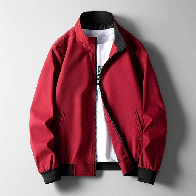 防風外套 B款-紅色 3XL（A75-82.5B77-87公斤）