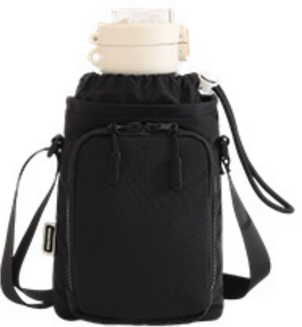 [RIBORI] 텀블러 파우치 블랙 아이보리