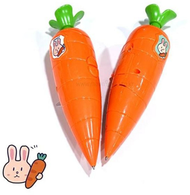 주디 당근펜 당근 모양 녹음기 볼펜, 단품, 단품