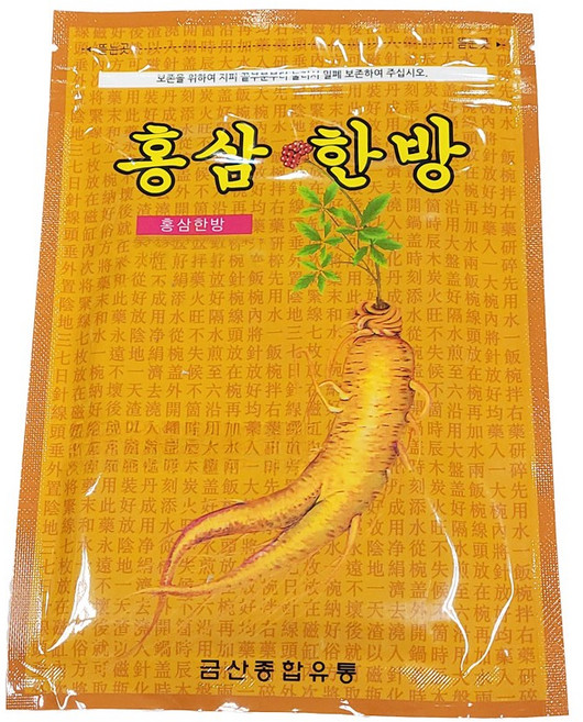 다조아 홍삼 파스 한방 국산패드 대용량파스 건강패드, 12개